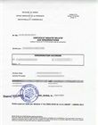 Certificat négatif 