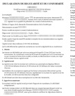 Déclaration de souscription et de versement